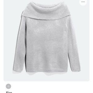 Elan Light Gray Cowl Neck Sweater